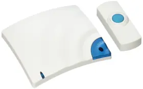 57910 Tatco Wireless Doorbell Battery Operated 1.38 X 0.75 3.5 Bone