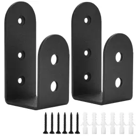 1216096-01 Tchosuz Ts 1216096-01/t87 2x4 Door Barricade Brackets Set Of 2 Heavy Duty Carbon Steel Bar Bracke