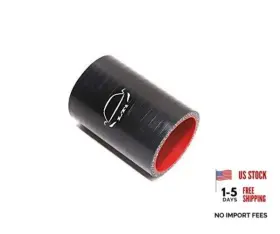 Tenkeauto Ten-sh-1.75-bk High Performance 4-ply Reinforced 1.75 Inch Id Straight Coupler Silicone Hose