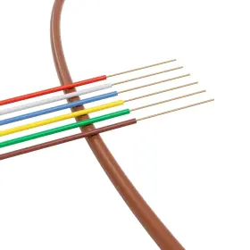 Cmp-wire-thrm-brn-18 The Cimple Co 6-75f Thermostat Wire 18/6 75 Ft Feet 23 Meter Brown #2