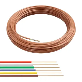 Cmp-wire-thrm-brn-18 The Cimple Co 6-75f Thermostat Wire 18/6 75 Ft Feet 23 Meter Brown