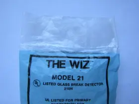 216n The Wiz Emergency Products Corporation Model 21 Glass Break Detector Corp New And Tested #3