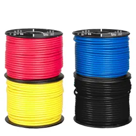 Thonapa 840013428015 12 Gauge Wire - 100ft Of Ftredft Ftyellowft Ftblueft Ftblackft