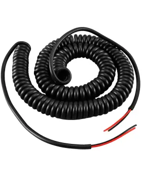 4-20-2 Tikscience Coil Cord Wire Coiled Extension 18awg/2 18/2 2c Black