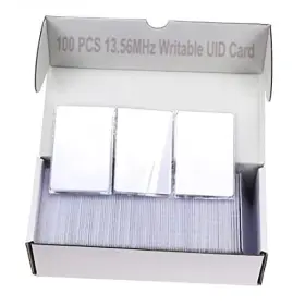 Jasag-uid5050 To Be Second Jasag 100pcs Premium Rewritable Uid Smart Card Mi Fare 1k S50 Rfid Cards