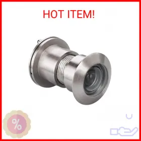 Tg3828yg-sn Togu Td-3828 Solid Brass Ul Listed 220-degree Door Viewer Peephole With Heav