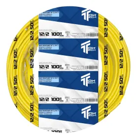 2conductor Toktech 860011075813 12gauge Residential/commercial House Wiring Nm-b 100ft Yellow