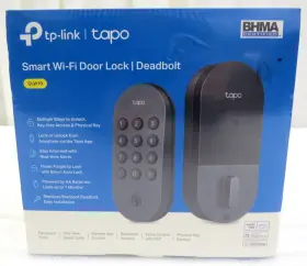 Dlw10 Tp-link Tapco Smart Wi-fi Door Lock Deadbolt Black