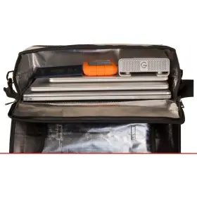 Fb1612 Tracker Safe Extra Large Fire And Water Resistant Bag With Flap Black #3