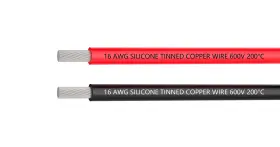 Tuofeng 607994212046 16 Gauge Wire 20 Feet Silicone Awg 2 Colors 10ft Red Black