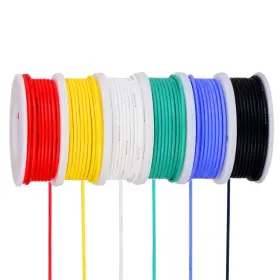 Tuofeng 607994213272 26awg Wire Flexible 26 Awg 6 Colors 33 Ft Silicone