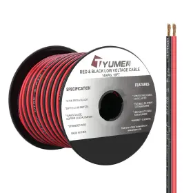 Ty-114-50 Tyumen 50ft 14/2 Gauge Red Black Cable Hookup Electrical Wire Led Strips