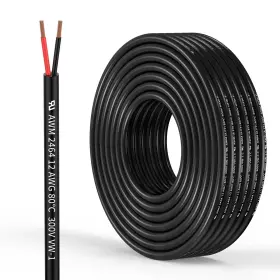 2464-12-25 Tzmoik 12 Gauge 2 Conductor Electrical Wire Awg Stranded Pvc 25ft 12awg-2c