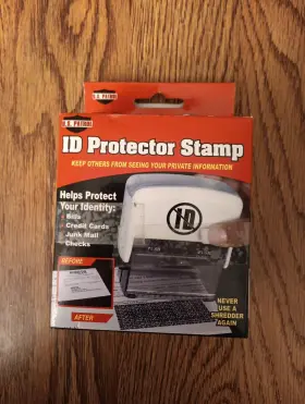 Jb5954 U.s. Patrol Id Protector Stamp Helps Protect Your Identity
