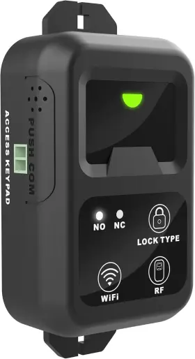 Hbk-r01 Uhppote Wifi Remote Control Switch 2.4ghz Fail Secure Kit Black