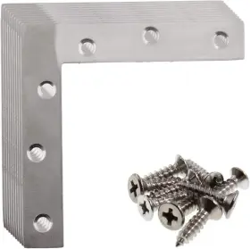 0511si Ulifestar 4 Pack Repair Mending Bracket 120 120mm/4.7 4.7&apos &apos Silver
