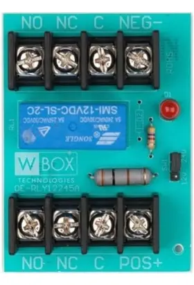 0e-rly12245a Ultratech Wbox Relay 12-24 Vdc 5a Dpdt