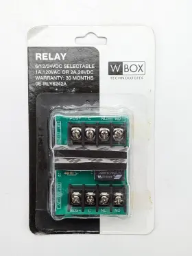 0e-rly6242a Ultratech Wbox Relay 6-12-24 Vdc 2a Dpdt