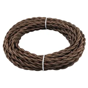 Urcianow Usuc-6225 32.8ft 18/2 Cloth Covered Electrical Wire Brown Vintage Style