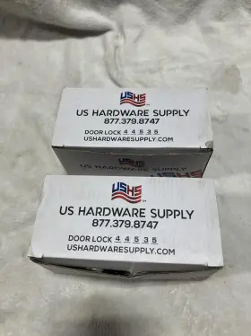 44535 Us Hardware Supply Brass Door Lock Set Entry Keyed Alike Knob Locks Pair N