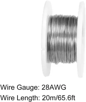 A18092100ux0168 Uxcell 0.3mm 28awg Heating Resistor Wire Wrapping Nichrome Resistance #2