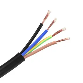 A19031600ux0241 Uxcell Rvv Wire Cable Extension Cord Stranded Pvc Copper 18awg Black #3