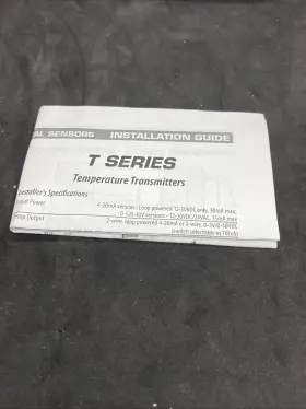 Twxa00 Veris Industries New Temperature Sensor Wall Mount T Series #3