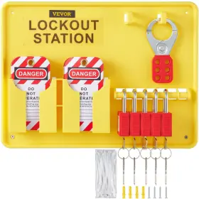 Aqsjtzbdgjx26ktyzv0 Vevor 26 Pcs Lockout Tagout Kits Electrical Safety Loto Kit Includes Padlocks