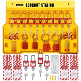 Aqsjtzjbdgj57ntx0v0 Vevor 58 Pcs Lockout Tagout Kits Electrical Safety Loto Kit Includes Padlocks