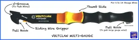 Vcc-001-15 Voltclaw Combo-pack Nonconductive Electrical Wire Pliers Multicolor #2