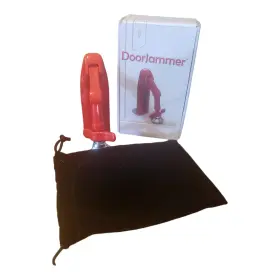 Dj001 Von Saint Van Doorjammer Portable Security Aid For Doors Inch Red