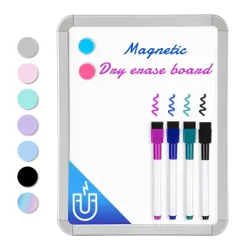 Vs008d-g-f Vusign Small Dry Erase Whiteboard 8.5 X 11 Inches White Board For Kids Stud