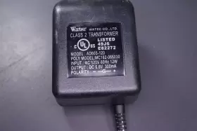 Ad603-120 Watec Plug-in Transformer 120vac 60hz 12w Input / 6.6vdc 300ma Output #2