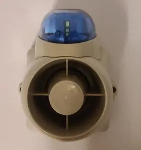 0e-outdsirsb Wbox Adi Pro Indoor/outdoor Self Contained Siren/blue Strobe