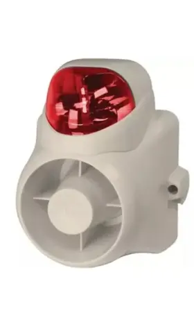 0e-outdsirsr Wbox 811914020813 Adi Pro W Box Indoor/outdoor Self Contained Siren/red Strobe