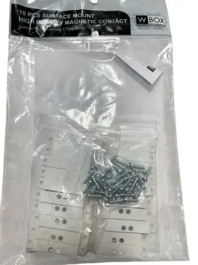0e-2531wgw10 Wbox Oe-2531wgw10 Magnetic Contact - Surface Mount 1 Inch Gap White 10 Pack #2