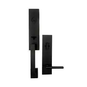 02870-252sl2d Weslock Leighton Front Door Entry Handle Set