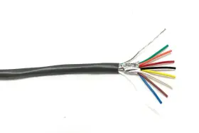 3271 West Penn Wire 25 Ft - 8 Conductor 22 Gauge Shielded Cable Cmr Yellow