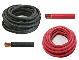 Windynation Hl-cpjf-53 Wni 2/0 Gauge 10 Feet Black Red Ft