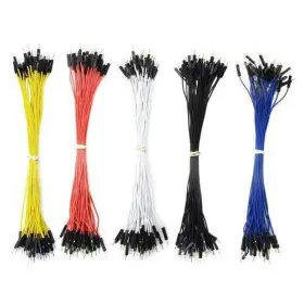 Xingyheng 700713393634 150pcs 5 Colors 1pin 2.54mm Male To Yellow Blue White