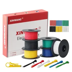 Xw01 Xinwang Electrical Wire 22 Gauge Awg Wire-xinwang 22awg26ft-pvc 6 Colors #2
