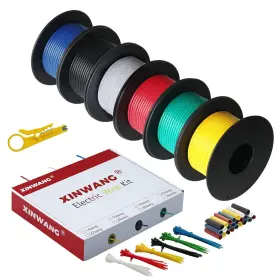 Xw01 Xinwang Electrical Wire 22 Gauge Awg Wire-xinwang 22awg26ft-pvc 6 Colors
