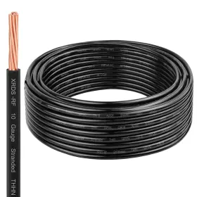 Xrds -rf 706531232292 -rf 10 Awg 25ft Thhn Stranded Wire Nylon Insulated 10awg Black