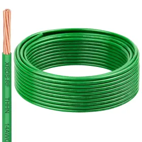 Xrds -rf 706531232322 14 Awg Thhn Stranded Bare Copper Wire 25ft Green Grounding 14awg