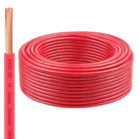 Xrds -rf 706531232452 14 Gauge Thhn Wire 100ft Red Stranded Copper 14awg