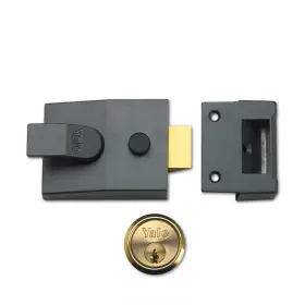89dmgpb Yale 010608908900 Locks Deadlock Nightlatch Dmg Brass Cylinder 60mm Backset Boxed