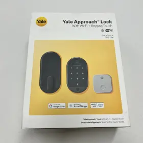 B-yrr110-f-wf1-n-bsp Yale - Approach Smart Lock Wi-fi Retrofit Deadbolt With Keypad Access Bla