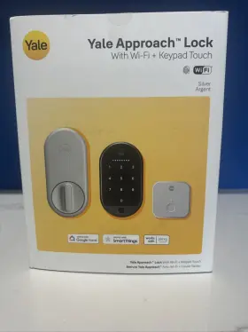 B-yrr110-f-wf1-n-slv Yale - Approach Smart Lock Wi-fi Retrofit Deadbolt With Keypad Access Silver