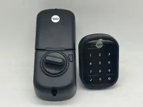 Yrd256-nr-bsp Yale Assure Deadbolt Lock With Digital Keypad Black Suede Used