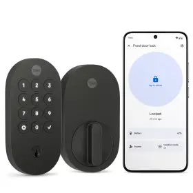 Yrd510-mt1-blk Yale - Smart Lock With Matter Designed For Google Home Electronic Deadbolt